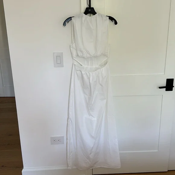 NEW SIR. Anja Cut Out Midi Dress in Chalk White Size 2 Medium Cut Out Maxi Dress - Picture 11 of 12